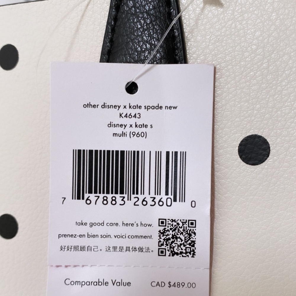 New💃Kate Spade disney x kate spade new york minnie mouse tote bag - Picture 13 of 13